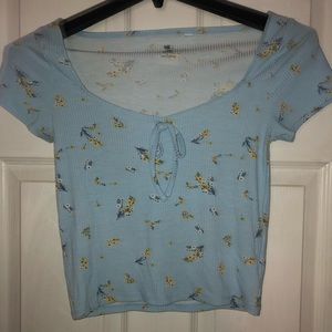 Pacsun Me To We Collection Floral Crop Top